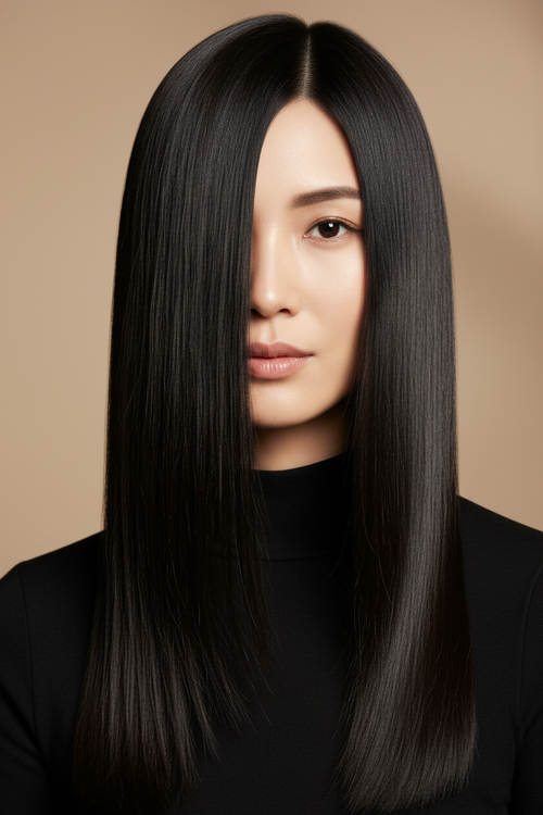 Résultat cheveux lisses